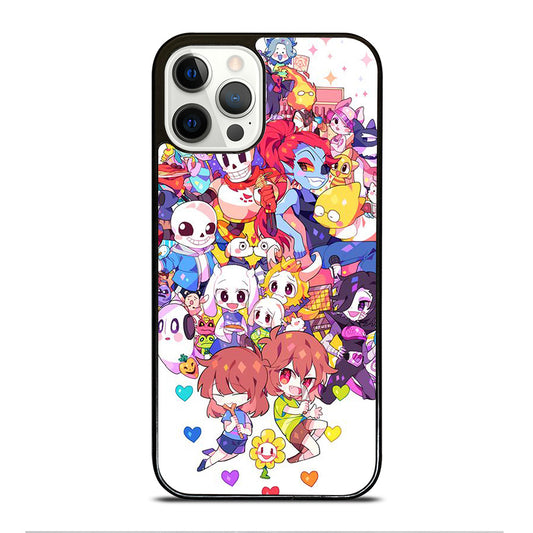 UNDERTALE ALL CHARACTER CARTOON iPhone 12 Pro Case Cover