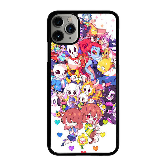 UNDERTALE ALL CHARACTER CARTOON iPhone 11 Pro Max Case Cover