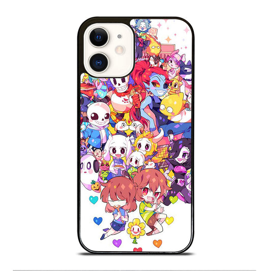 UNDERTALE ALL CHARACTER CARTOON iPhone 12 Case Cover