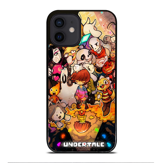 UNDERTALE ALL CHARACTER CARTOON 2 iPhone 12 Mini Case Cover