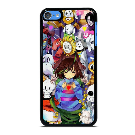 UNDERTALE ALL CHARACTER CARTOON 3 iPod Touch 7 Case Cover