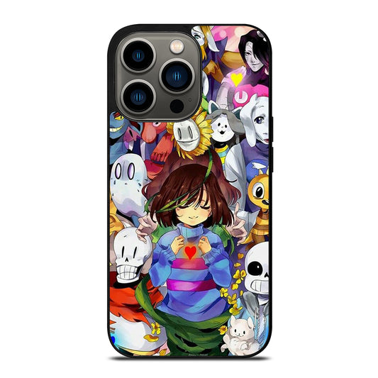 UNDERTALE ALL CHARACTER CARTOON 3 iPhone 13 Pro Case Cover