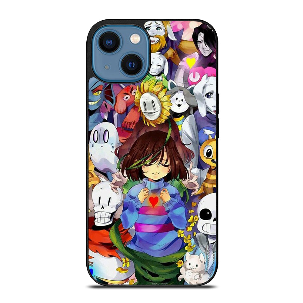 UNDERTALE ALL CHARACTER CARTOON 3 iPhone 14 Case Cover