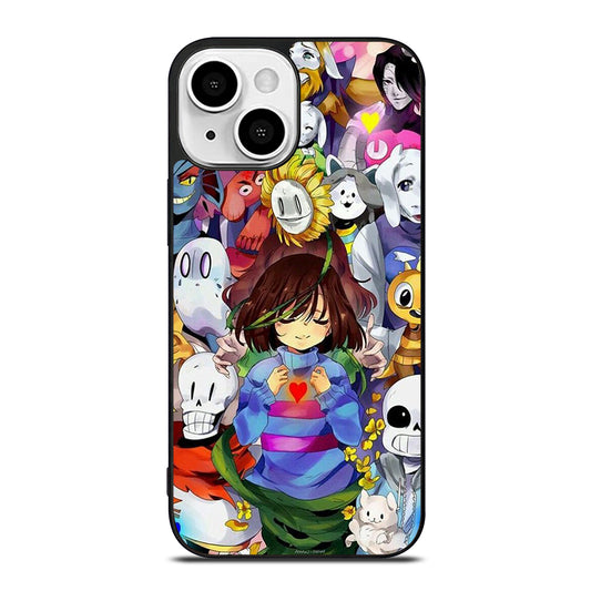 UNDERTALE ALL CHARACTER CARTOON 3 iPhone 13 Mini Case Cover