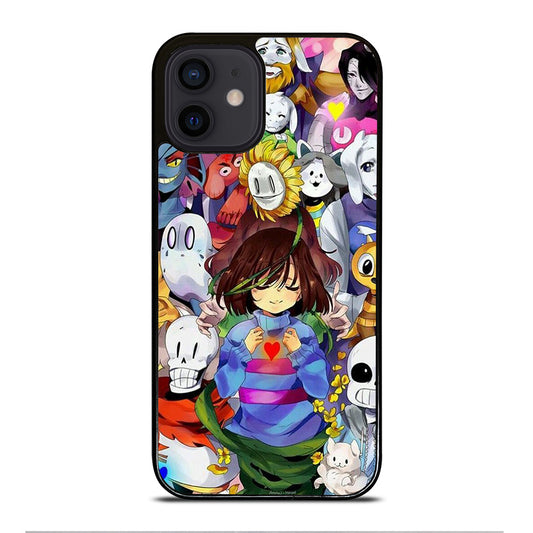 UNDERTALE ALL CHARACTER CARTOON 3 iPhone 12 Mini Case Cover
