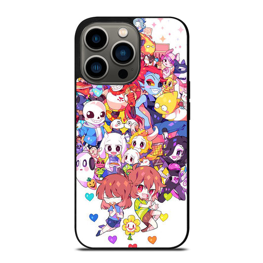 UNDERTALE ALL CHARACTER CARTOON iPhone 13 Pro Case Cover