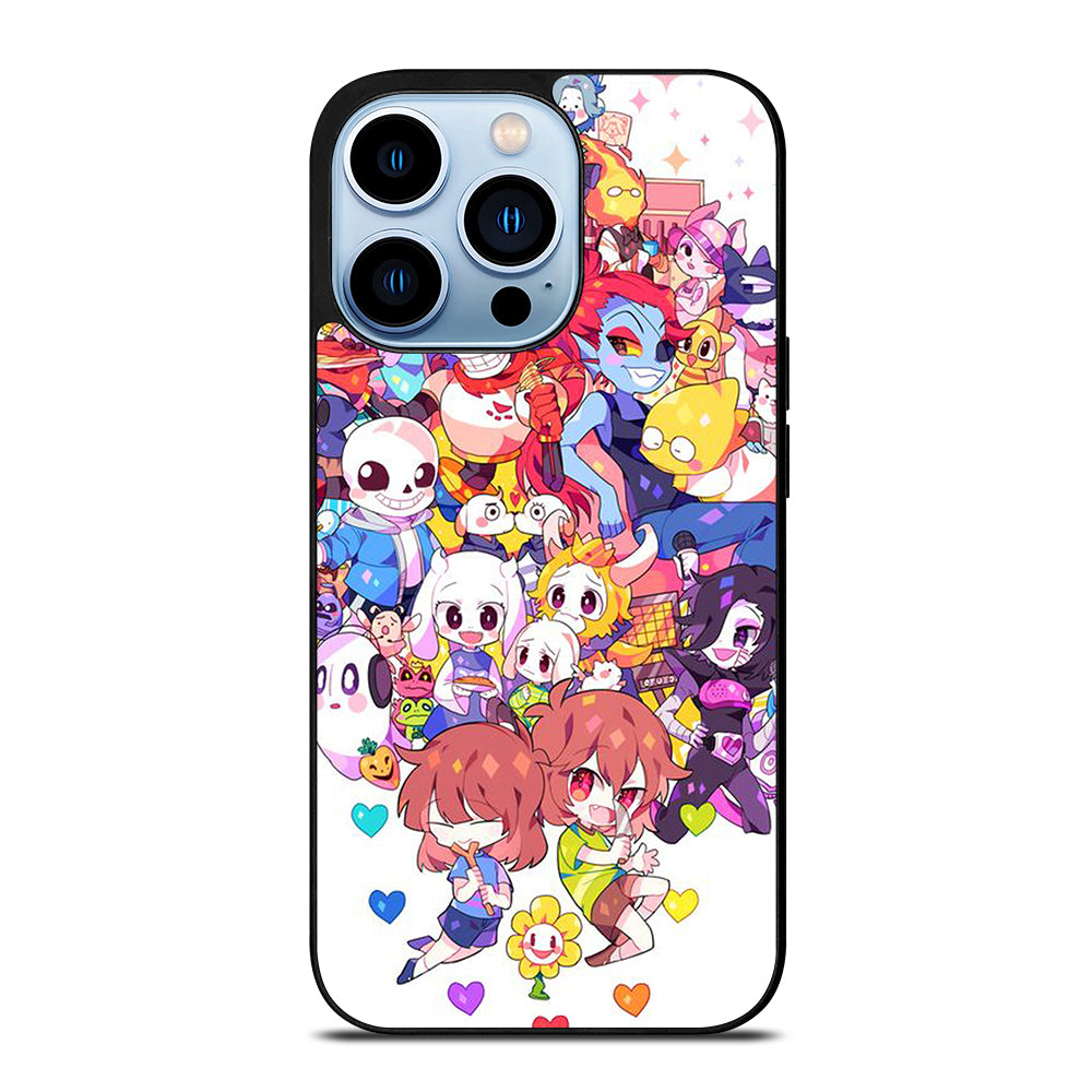 UNDERTALE ALL CHARACTER CARTOON iPhone 13 Pro Max Case Cover
