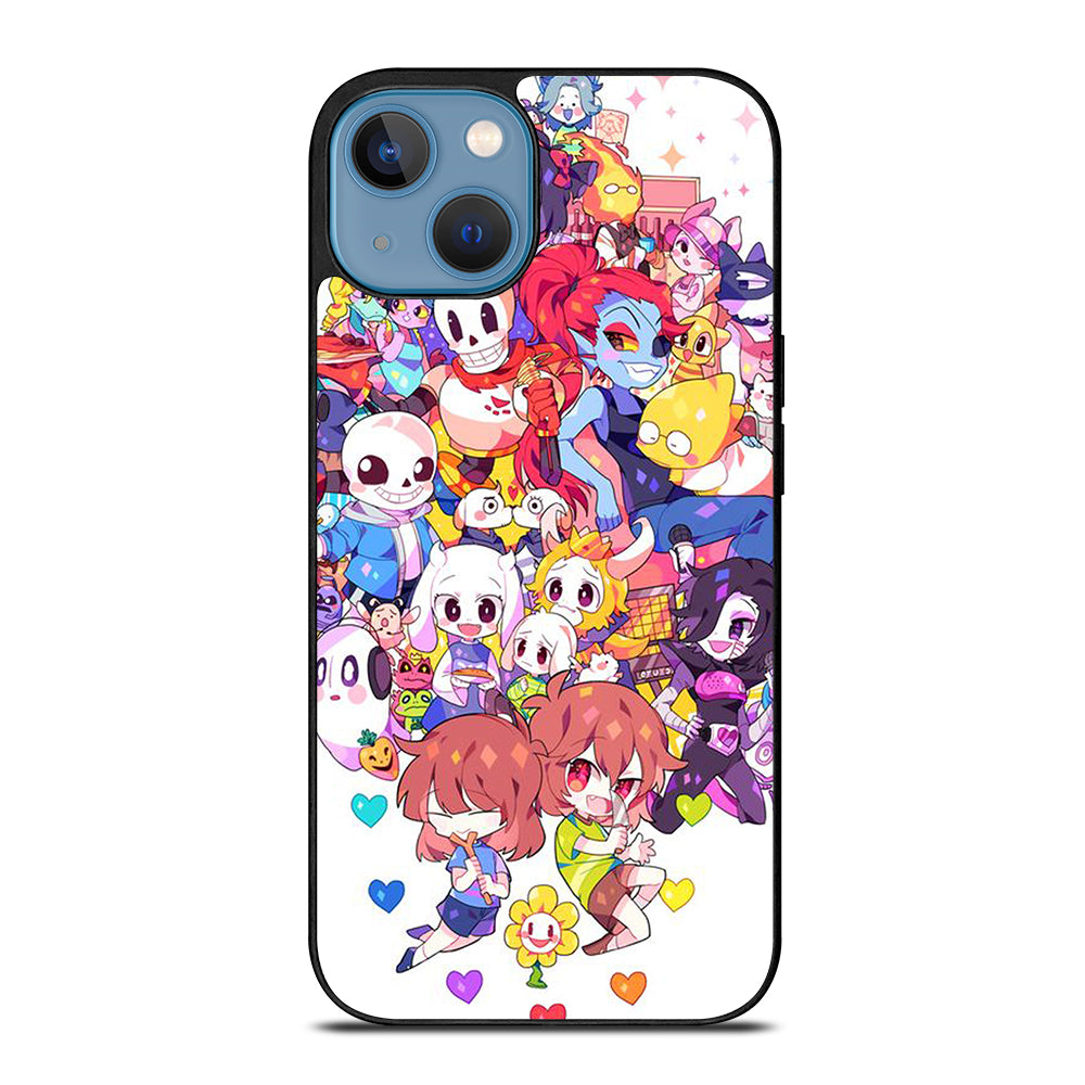 UNDERTALE ALL CHARACTER CARTOON iPhone 13 Case Cover