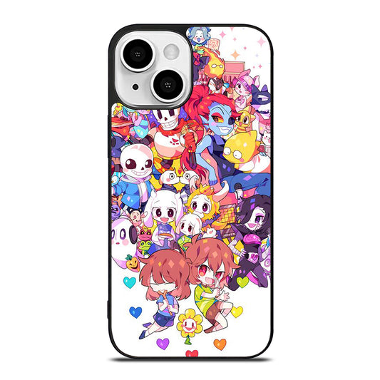 UNDERTALE ALL CHARACTER CARTOON iPhone 13 Mini Case Cover