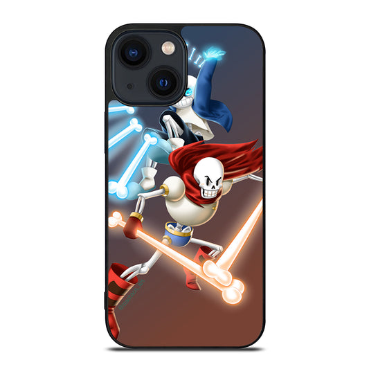UNDERTALE PAPYRUS AND SANS iPhone 14 Plus Case Cover
