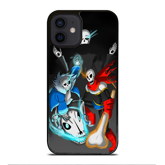 UNDERTALE PAPYRUS AND SANS ART iPhone 12 Mini Case Cover
