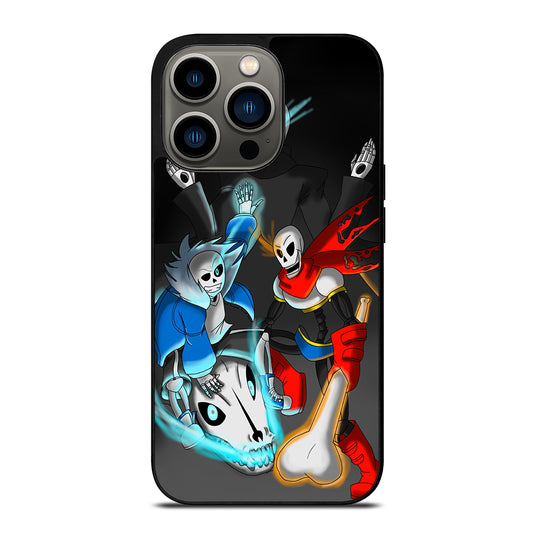 UNDERTALE PAPYRUS AND SANS ART iPhone 13 Pro Case Cover