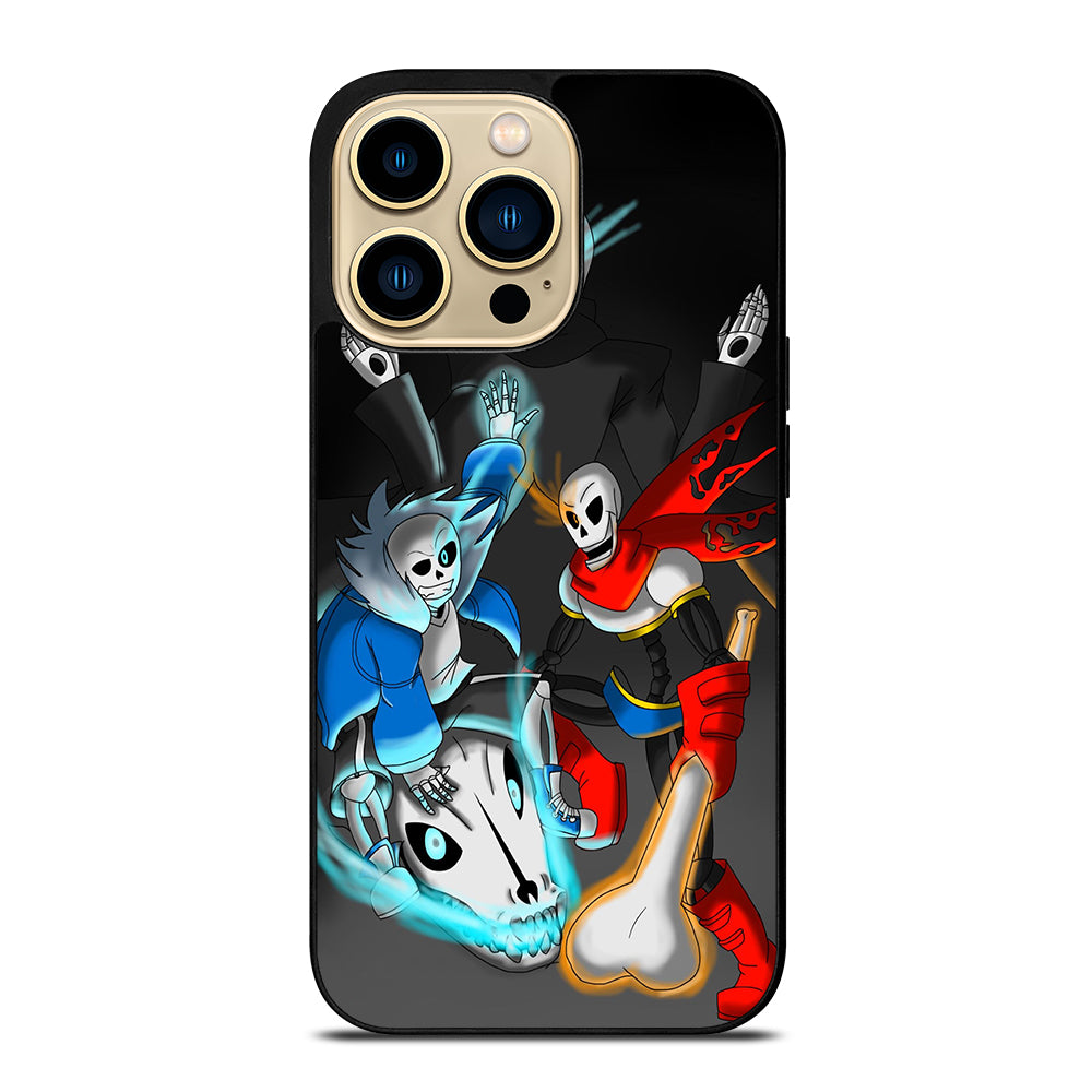 UNDERTALE PAPYRUS AND SANS ART iPhone 14 Pro Max Case Cover