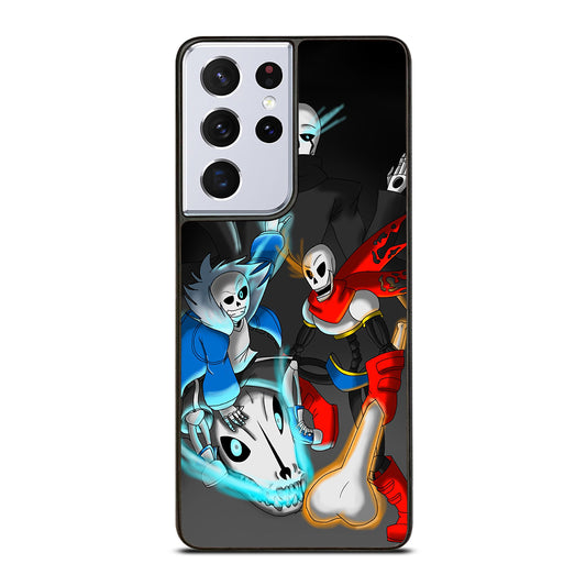 UNDERTALE PAPYRUS AND SANS ART Samsung Galaxy S21 Ultra Case Cover