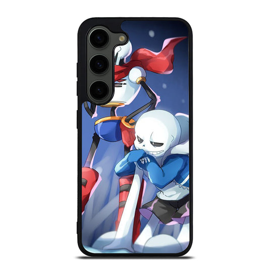 UNDERTALE PAPYRUS AND SANS CARTOON Samsung Galaxy S23 Plus Case Cover