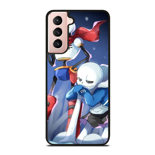 UNDERTALE PAPYRUS AND SANS CARTOON Samsung Galaxy S21 Case Cover