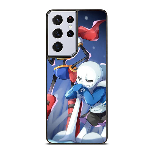 UNDERTALE PAPYRUS AND SANS CARTOON Samsung Galaxy S21 Ultra Case Cover