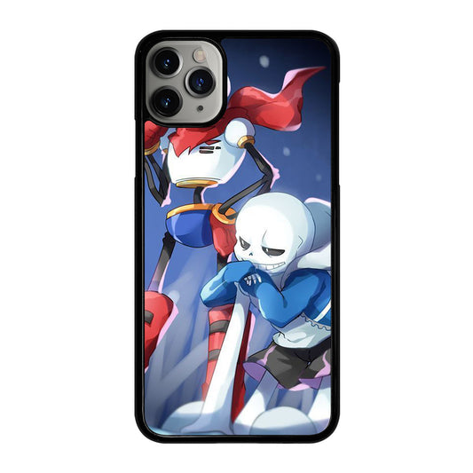 UNDERTALE PAPYRUS AND SANS CARTOON iPhone 11 Pro Max Case Cover