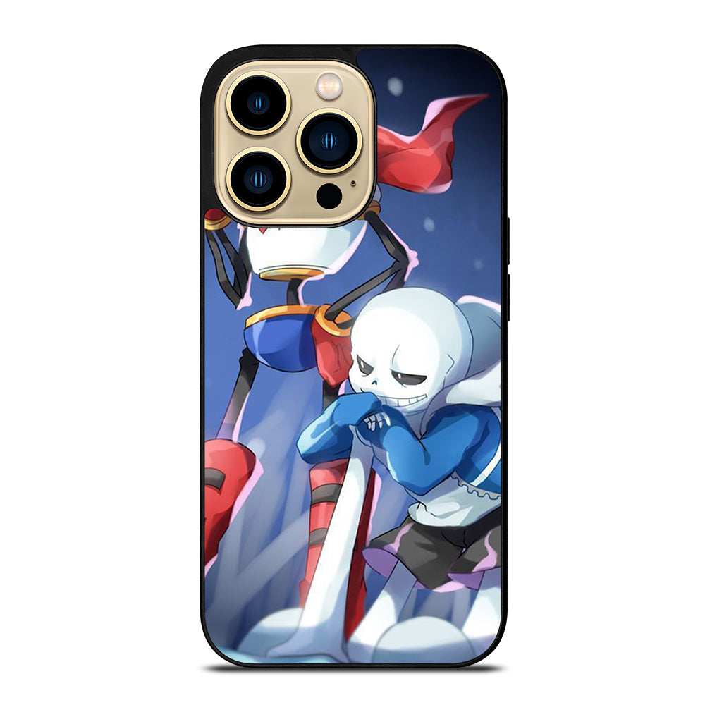 UNDERTALE PAPYRUS AND SANS CARTOON iPhone 14 Pro Max Case Cover