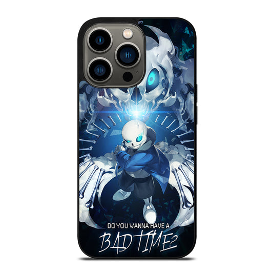 UNDERTALE SANS BAD TIME CARTOON iPhone 13 Pro Case Cover