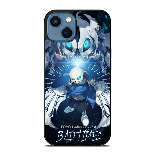 UNDERTALE SANS BAD TIME CARTOON iPhone 14 Case Cover