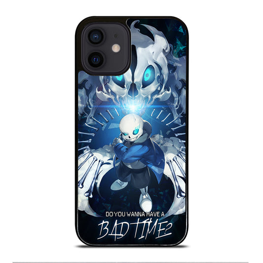 UNDERTALE SANS BAD TIME CARTOON iPhone 12 Mini Case Cover