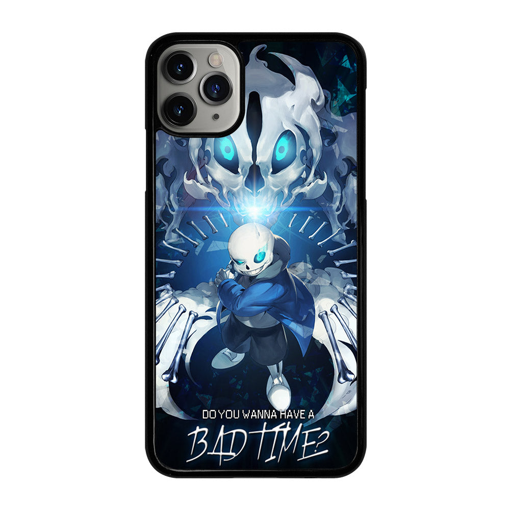 UNDERTALE SANS BAD TIME CARTOON iPhone 11 Pro Max Case Cover