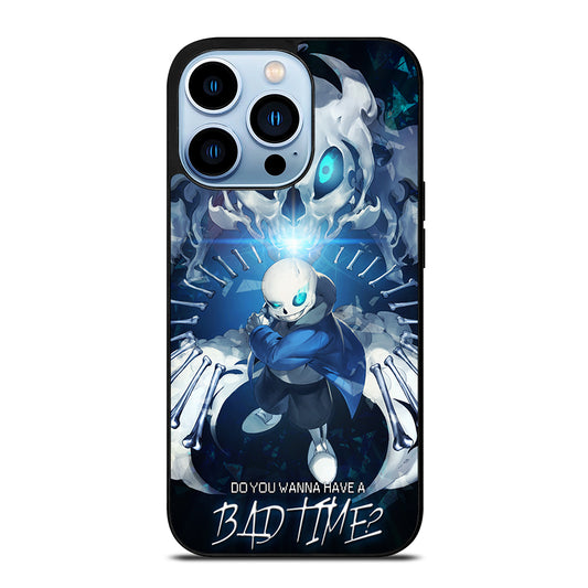 UNDERTALE SANS BAD TIME CARTOON iPhone 13 Pro Max Case Cover
