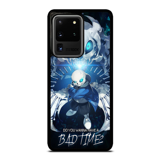 UNDERTALE SANS BAD TIME CARTOON Samsung Galaxy S20 Ultra Case Cover