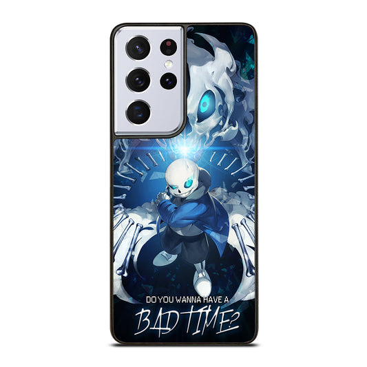 UNDERTALE SANS BAD TIME CARTOON Samsung Galaxy S21 Ultra Case Cover