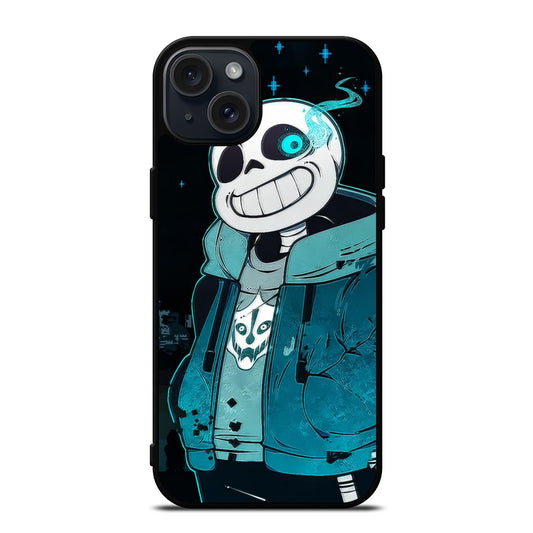 UNDERTALE SANS CARTOON iPhone 15 Plus Case Cover