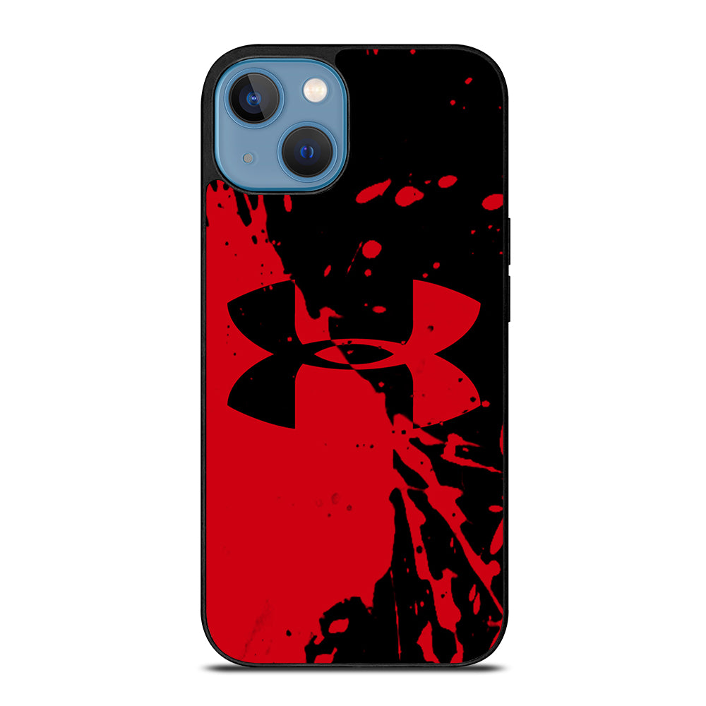 UNDER ARMOUR BLACK RED LOGO iPhone 13 Case Cover
