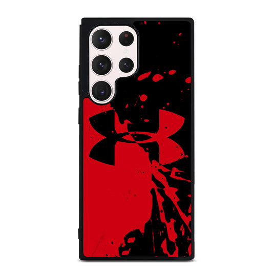 UNDER ARMOUR BLACK RED LOGO Samsung Galaxy S23 Ultra Case Cover