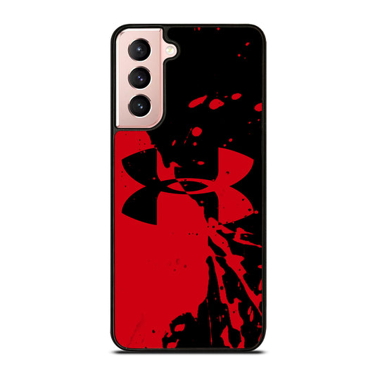 UNDER ARMOUR BLACK RED LOGO Samsung Galaxy S21 Case Cover