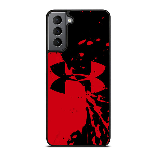 UNDER ARMOUR BLACK RED LOGO Samsung Galaxy S21 Plus Case Cover