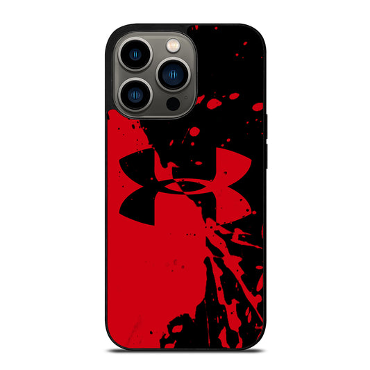 UNDER ARMOUR BLACK RED LOGO iPhone 13 Pro Case Cover