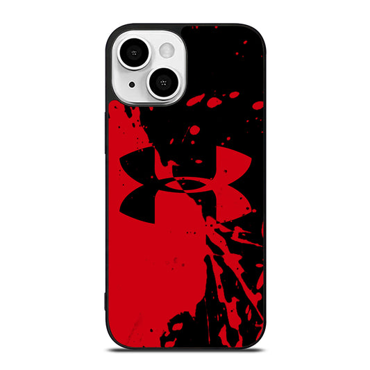 UNDER ARMOUR BLACK RED LOGO iPhone 13 Mini Case Cover