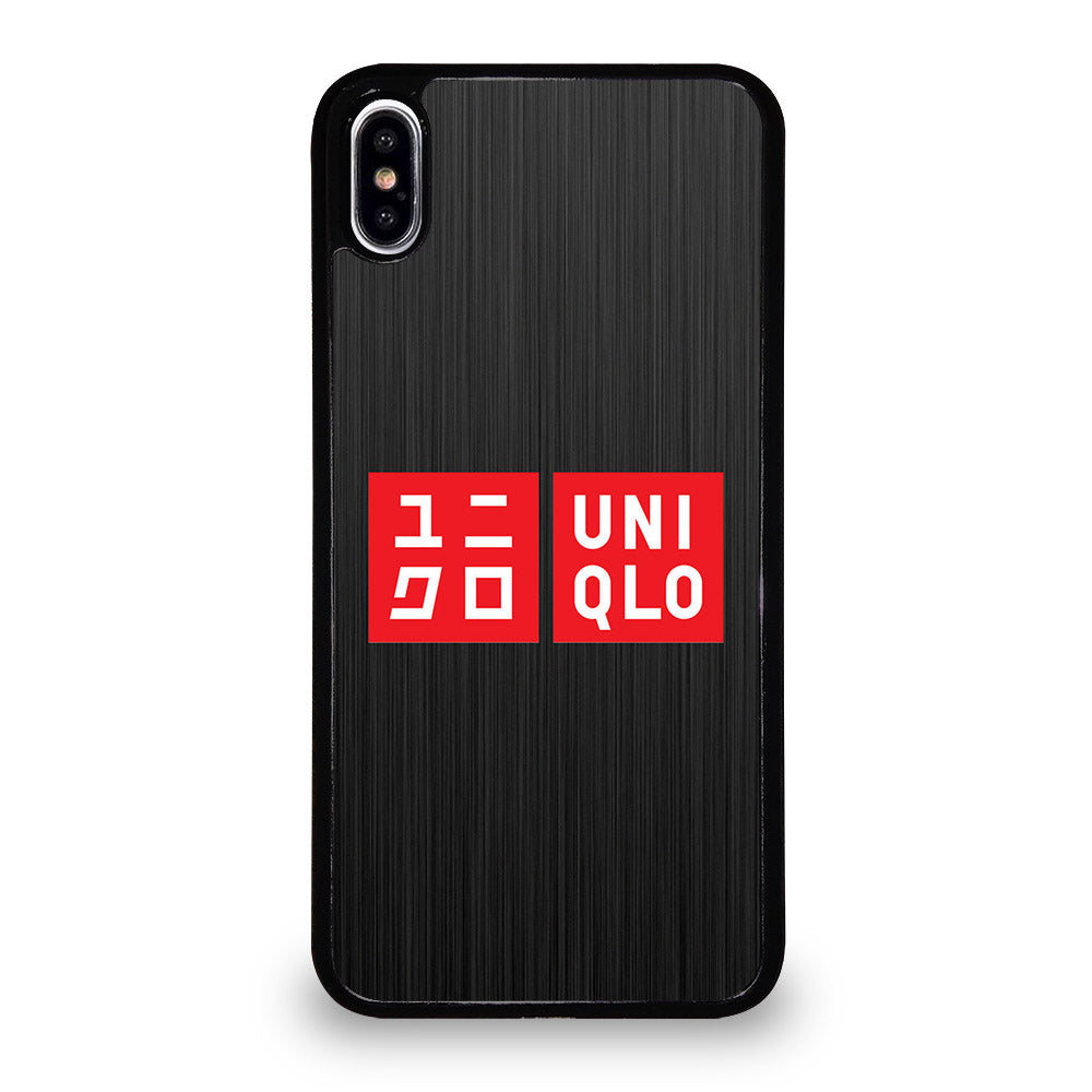 UNIQLO LOGO METAL iPhone XS Max Case Cover