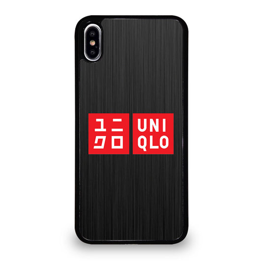 UNIQLO LOGO METAL iPhone XS Max Case Cover