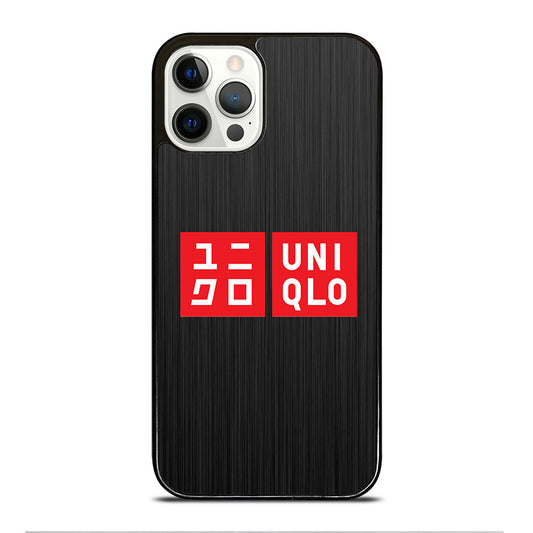 UNIQLO LOGO METAL iPhone 12 Pro Case Cover