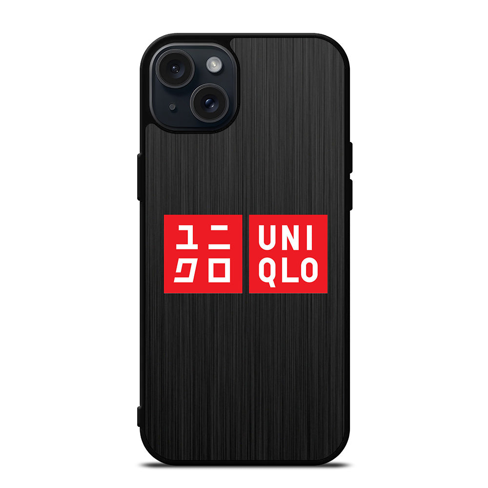 UNIQLO LOGO METAL iPhone 15 Plus Case Cover