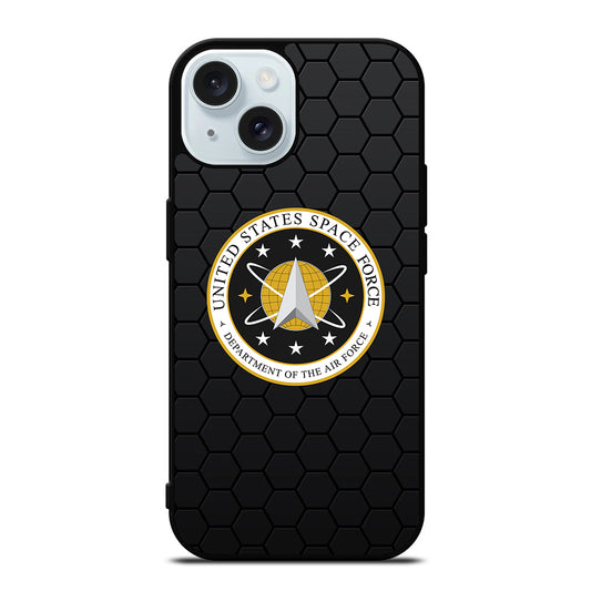 UNITED STATES SPACE CORPS USSC HEXAGON LOGO iPhone 15 Case Cover