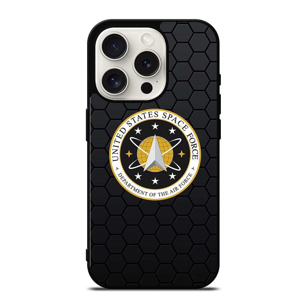 UNITED STATES SPACE CORPS USSC HEXAGON LOGO iPhone 15 Pro Case Cover