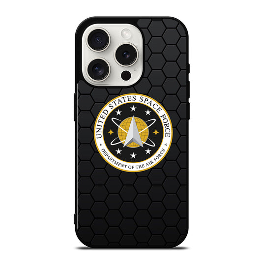 UNITED STATES SPACE CORPS USSC HEXAGON LOGO iPhone 15 Pro Case Cover