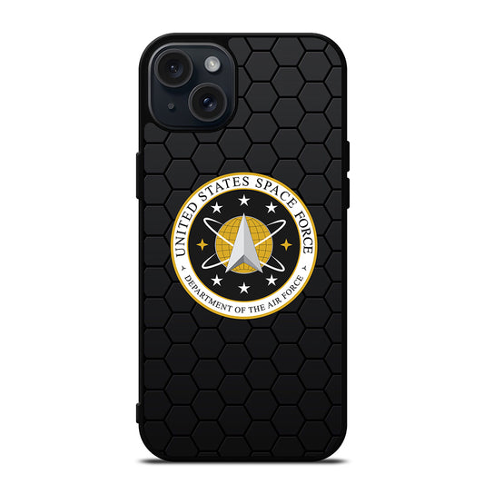 UNITED STATES SPACE CORPS USSC HEXAGON LOGO iPhone 15 Plus Case Cover