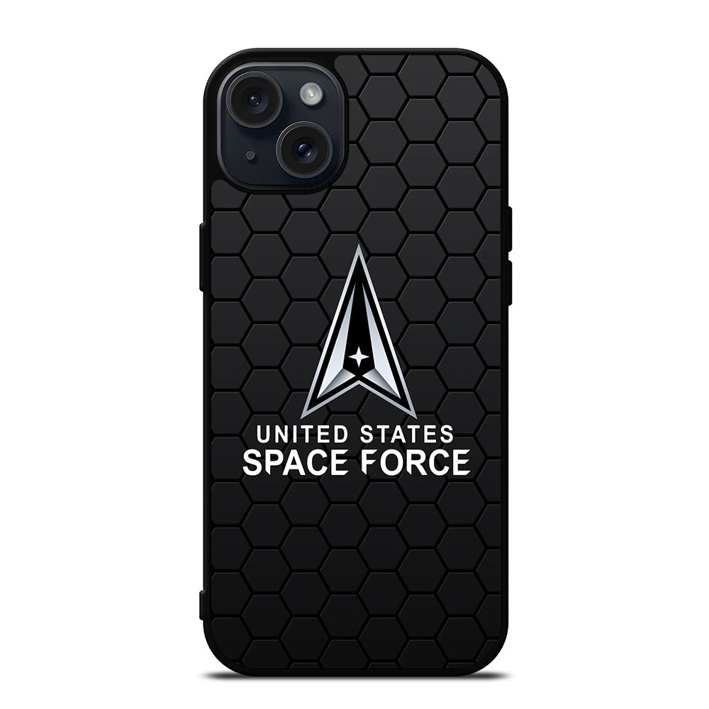 UNITED STATES SPACE CORPS USSC LOGO HEXAGON iPhone 15 Plus Case Cover