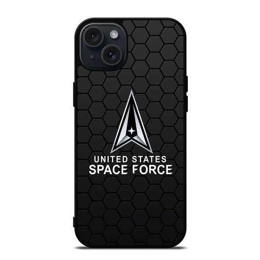 UNITED STATES SPACE CORPS USSC LOGO HEXAGON iPhone 15 Plus Case Cover