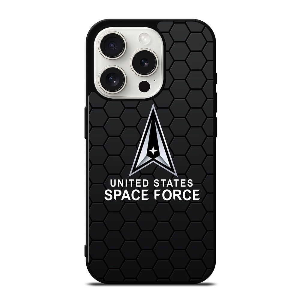 UNITED STATES SPACE CORPS USSC LOGO HEXAGON iPhone 15 Pro Case Cover