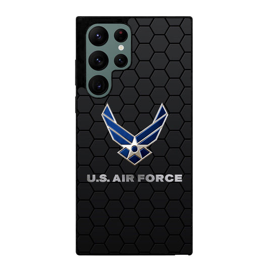 US AIR FORCE LOGO HEXAGON Samsung Galaxy S22 Ultra Case Cover