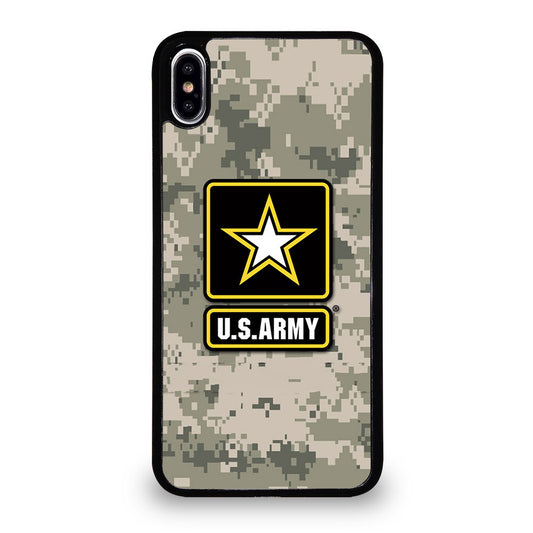 US ARMY USA MILITARY CAMO LOGO iPhone XS Max Case Cover
